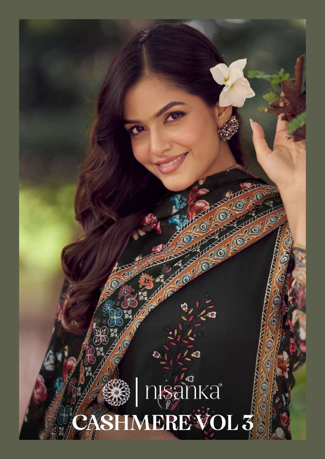 NISANKA CASHMERE VOL-03 01 TO 06 SERIES LAWN COTTON EMBROIDERY PAKISTANI DRESSES-00011