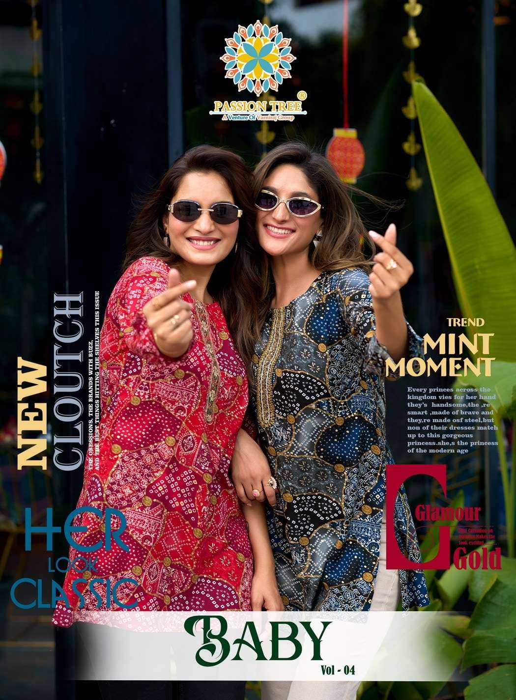 PASSION TREE BABY VOL-04 4001 TO 4011 SERIES PURE RAYON TUNICS-00014