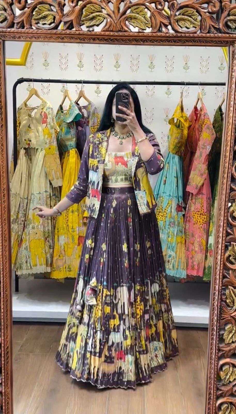 PC-543 BY ASLIWHOLESALE DESIGNER PURE COTTON LEHENGA-00045