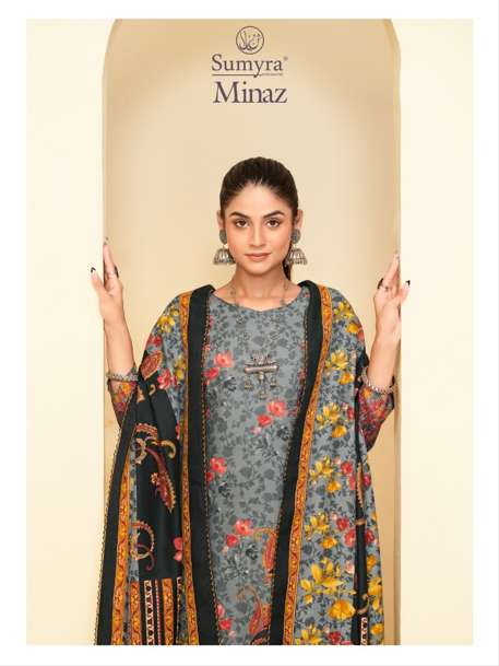 RADHIKA FASHION SUMYRA MINAZ 24001 TO 24004 SERIES PURE PASHIMNA PAKISTANI DRESSES-00011