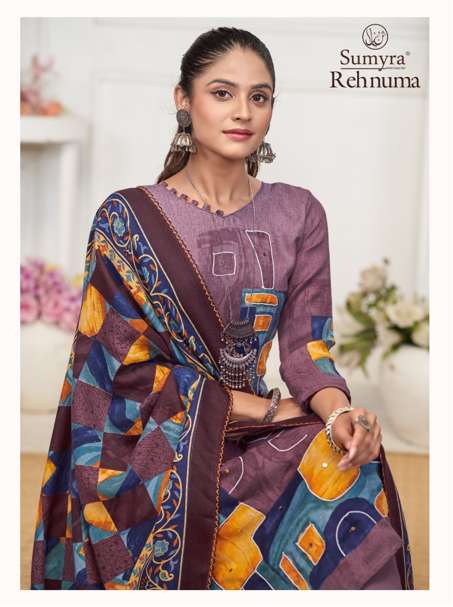 RADHIKA FASHION SUMYRA REHNUMA 20001 TO 20004 SERIES PURE PASHMINA PAKISTANI DRESSES-00011