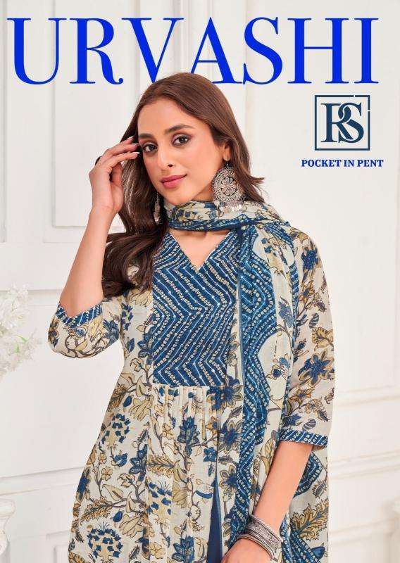 RANGI SANGI URVASHI 101 TO 106 SERIES PURE COTTON SEQUNECE DRESSES-00014