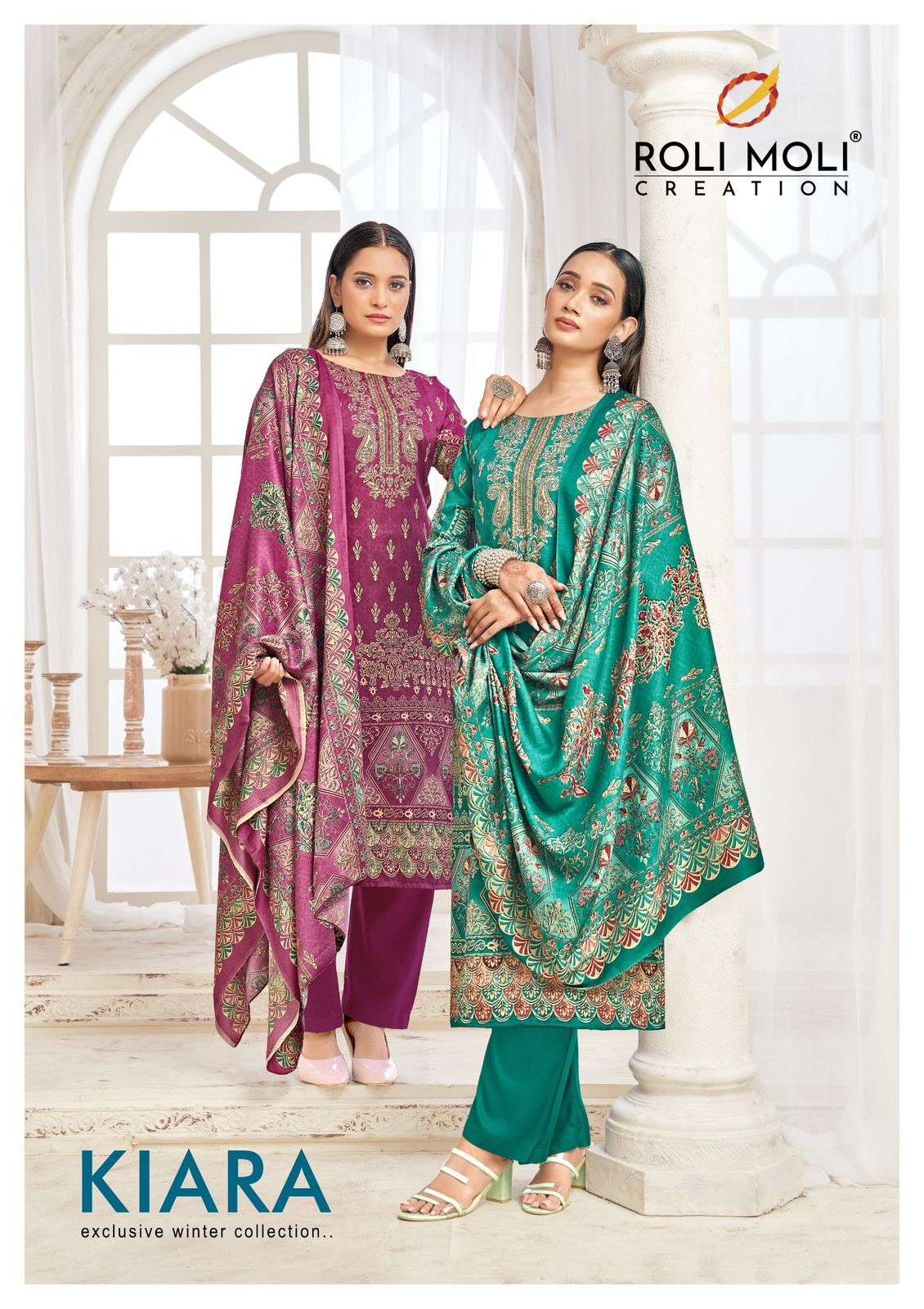 ROLI MOLI KIARA 1001 TO 1008 SERIES PURE PASHMINA PRINTED PAKISTANI DRESSES-00062
