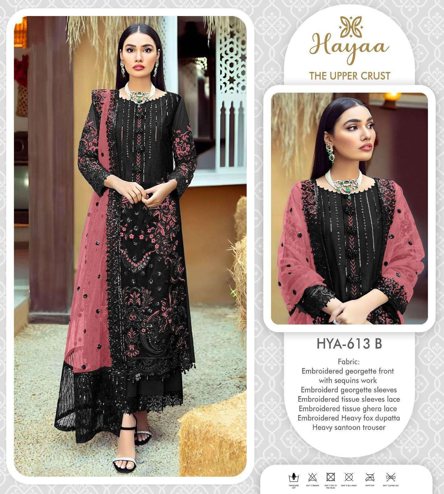 SAFA CREATION SRK-613 PURE GEORGETTE EMBROIDERY DRESSES-00203