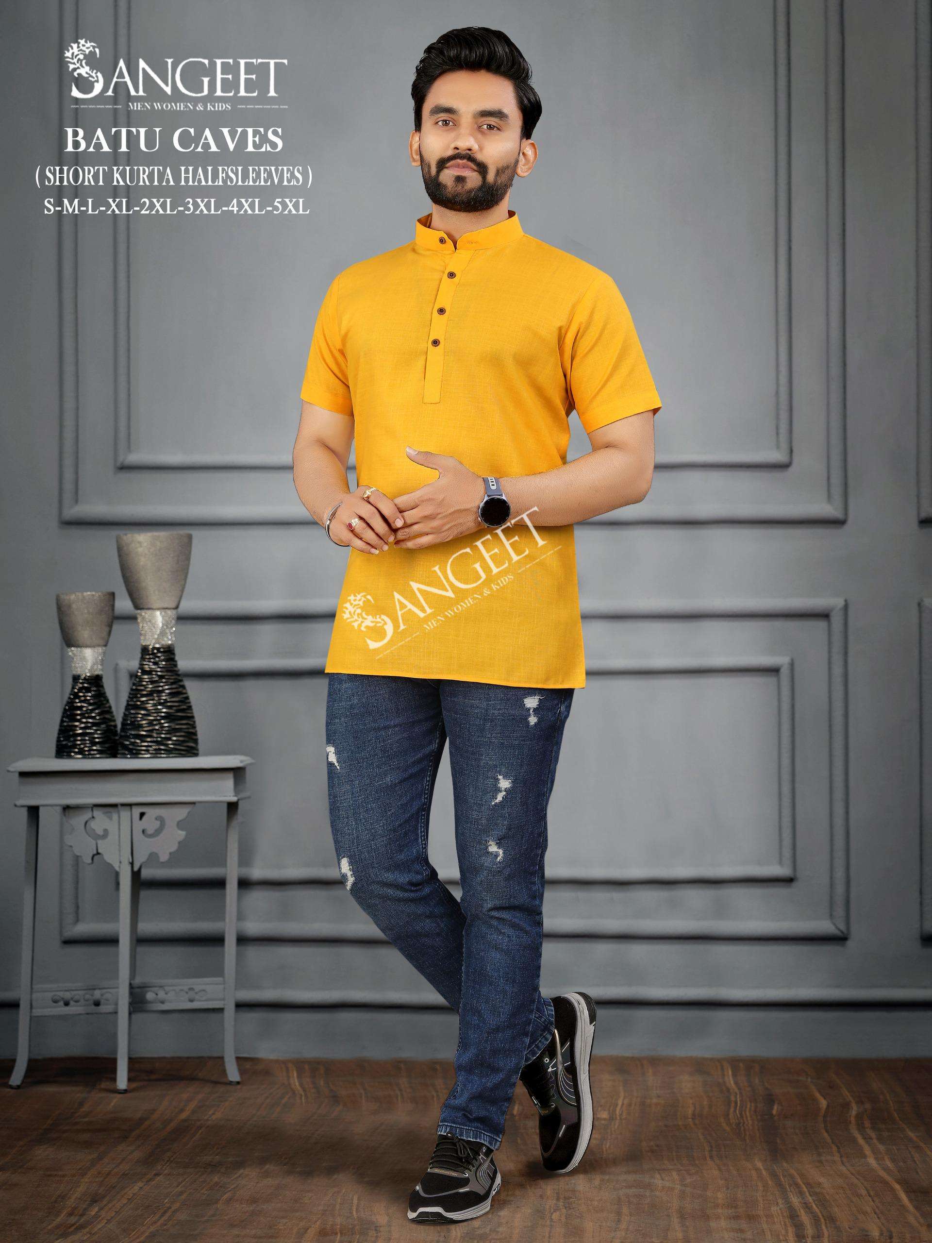 SANGEET BATU CAVES PURE COTTON PRINTED KURTIS-00305