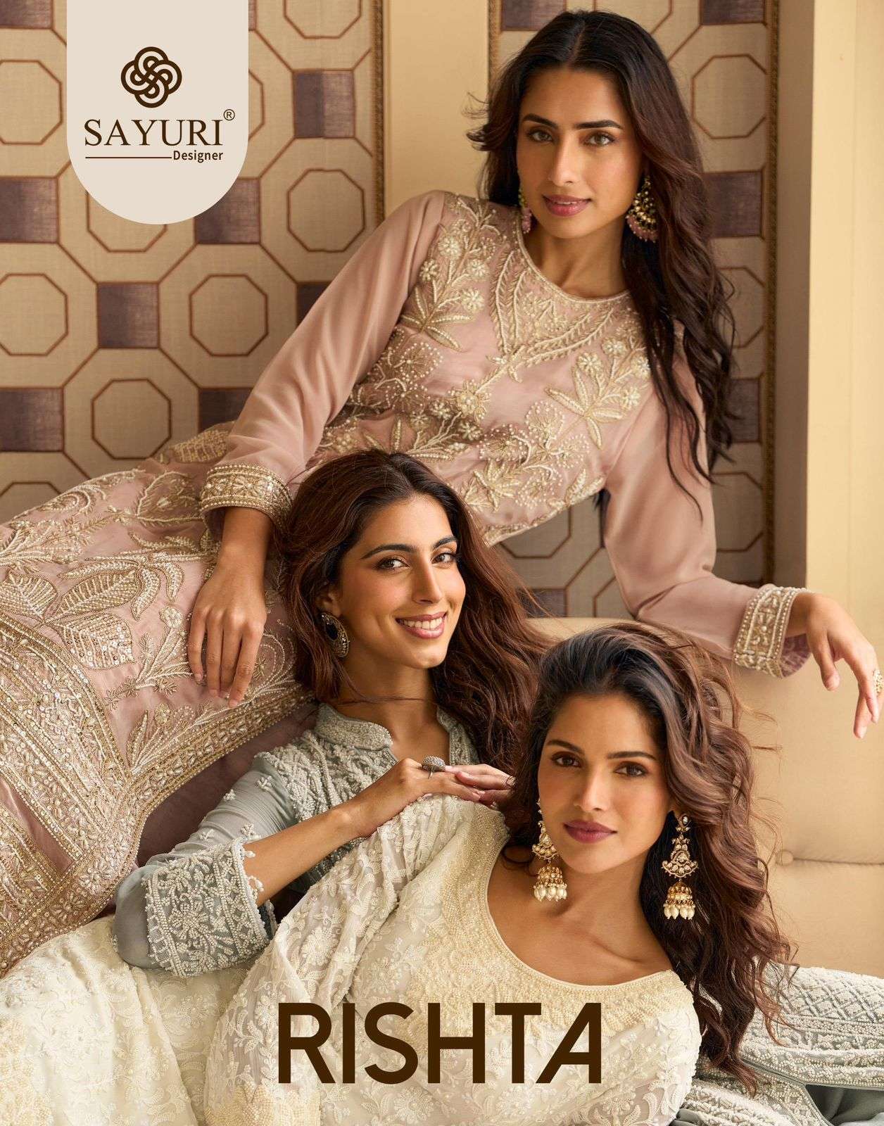 SAYURI RISHTA 10163 TO 10165 SERIES PURE GEORGETTE EMBROIDERY DRESSES-00028