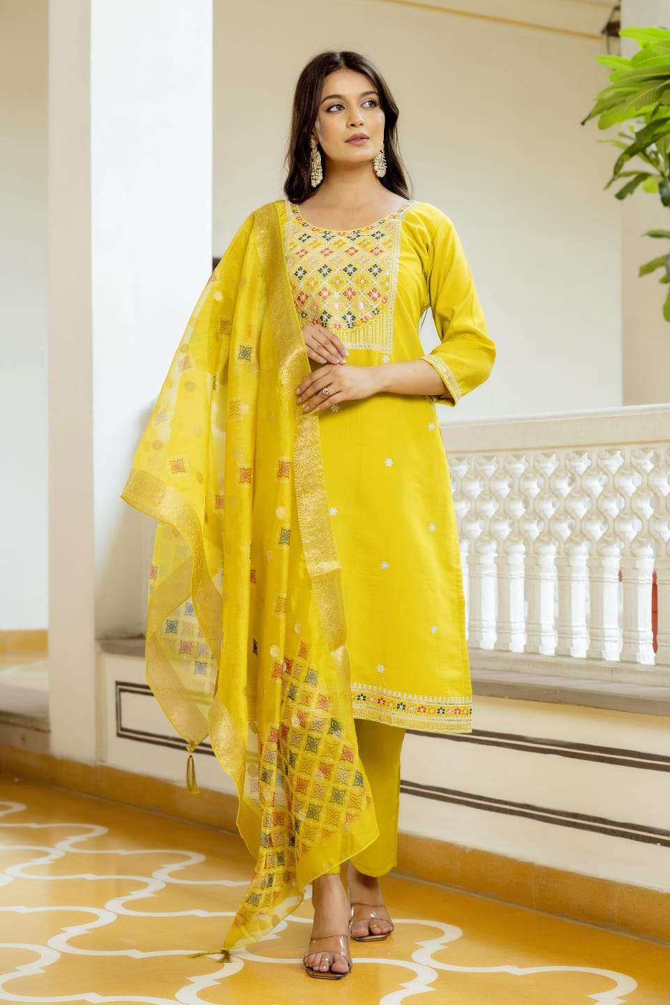 SC36 BY ASLIWHOLESALE DESIGNER PURE VISCOSE EMBROIDERY DRESSES-00264