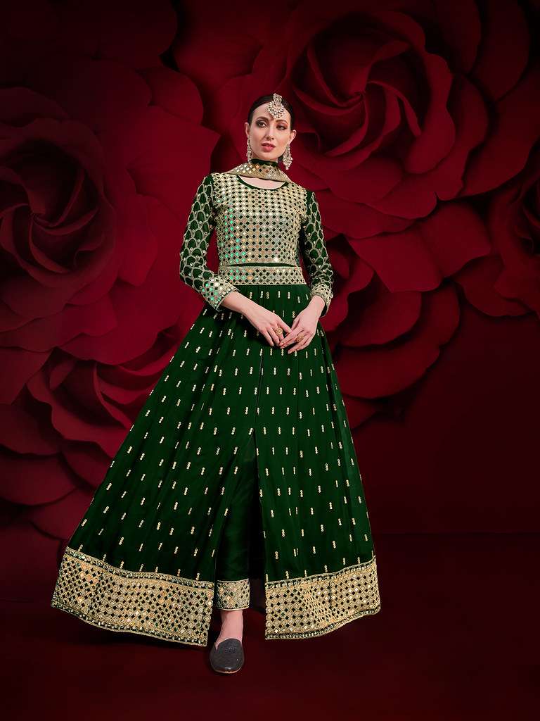 SENHORA AGHA NOOR VOL-17 PURE VELVET EMBROIDERY PAKISTANI DRESSES-00035