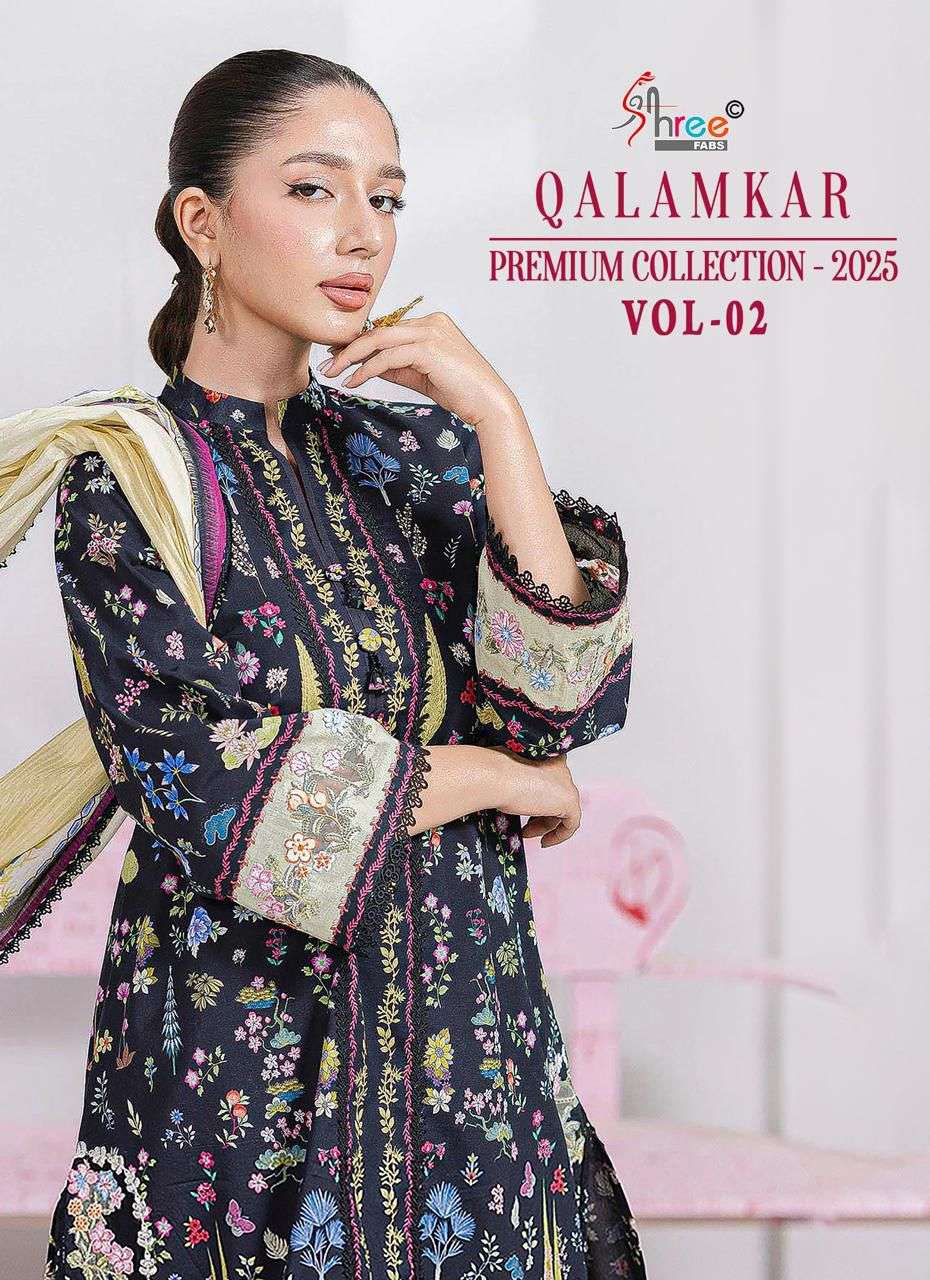 SHREE FAB OALAMKAR PREMIUM VOL-02 4008 TO 4013 SERIES PURE COTTON PRINTED DRESSES-00201