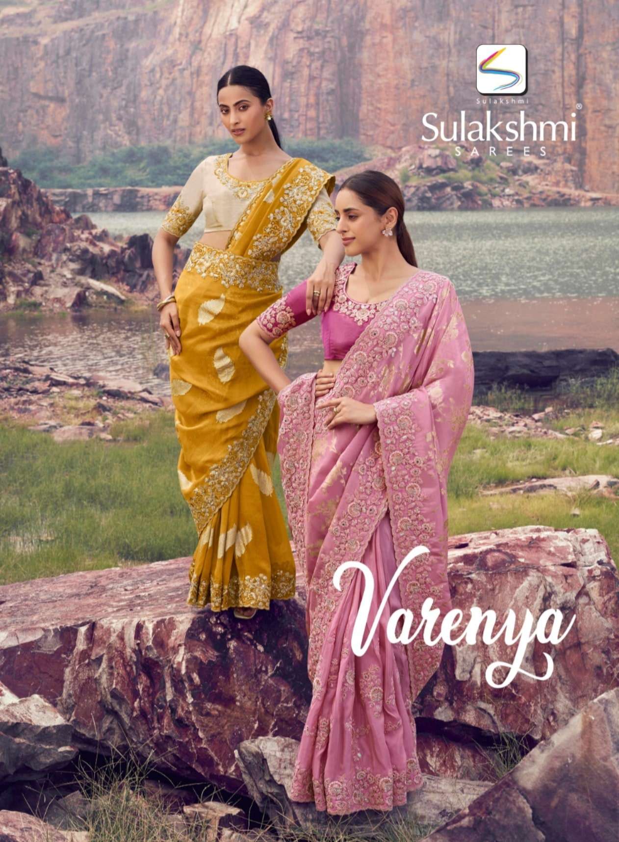 SULAKSHMI VARENYA 8601 TO 8614 SERIES PURE SILK EMBROIDERY SAREES-00137