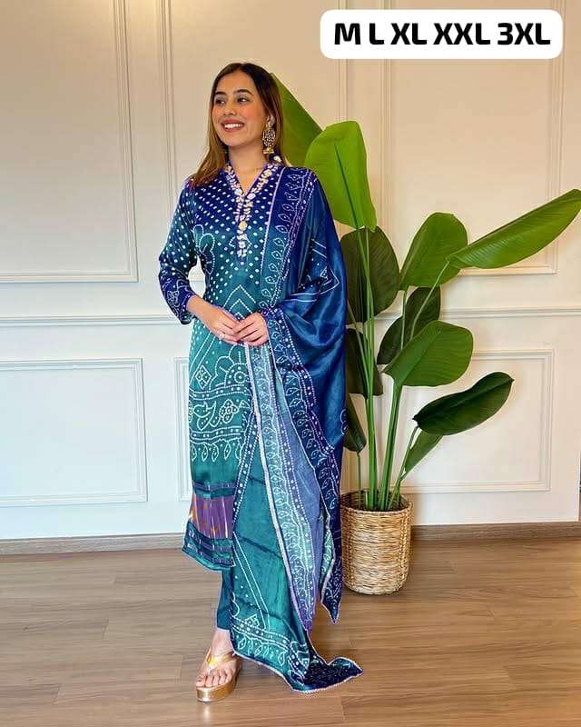 SWATI VOL-81 BY ASLIWHOLESALE DESIGNER PURE CHINON SILK EMBROIDERY DRESSES-00260