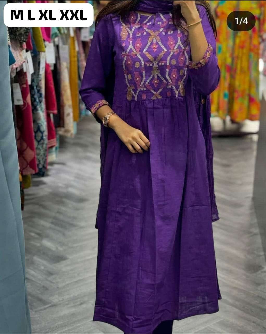 SWATI VOL-86 BY ASLIWHOLESALE DESIGNER PURE COTTON EMBROIDERY DRESSES-00260