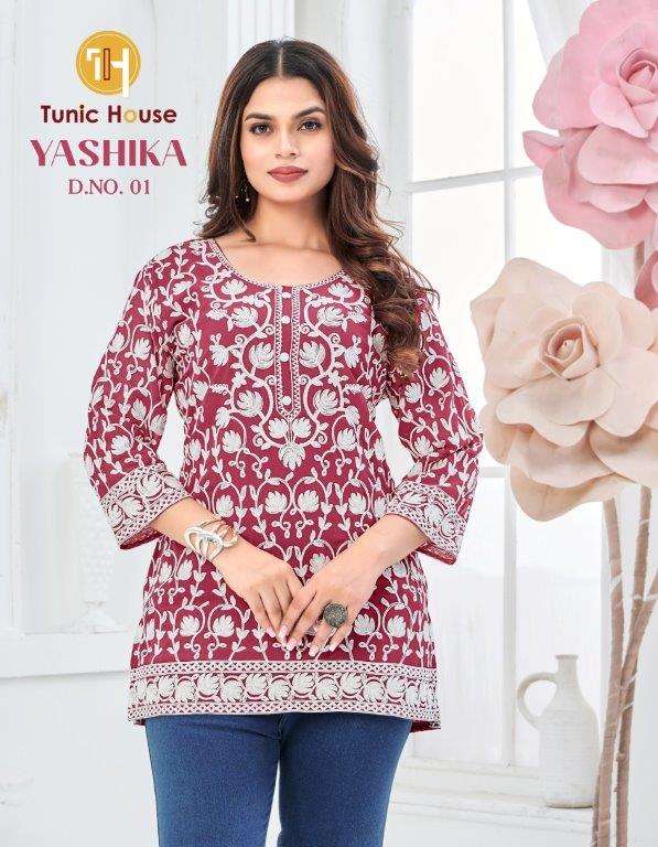 TUNIC HOUSE YASHIKA PURE GEORGETTE TUNICS-00074