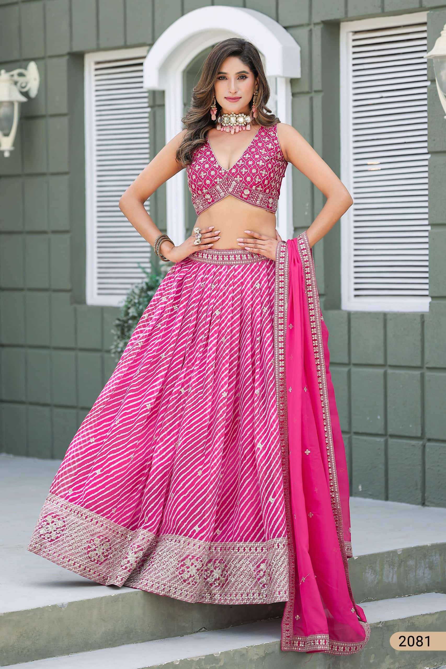 TWISHA MEHVISH VOL-28 2081 TO 2082 SERIES PURE SILK LEHENGAS-00274