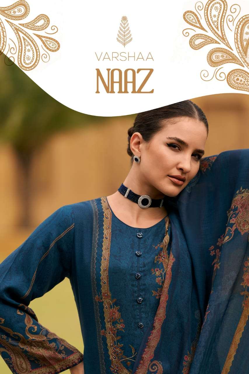 VARSHA NAAZ PURE VISCOSE PASHMINA PRINTED DRESSES-00402