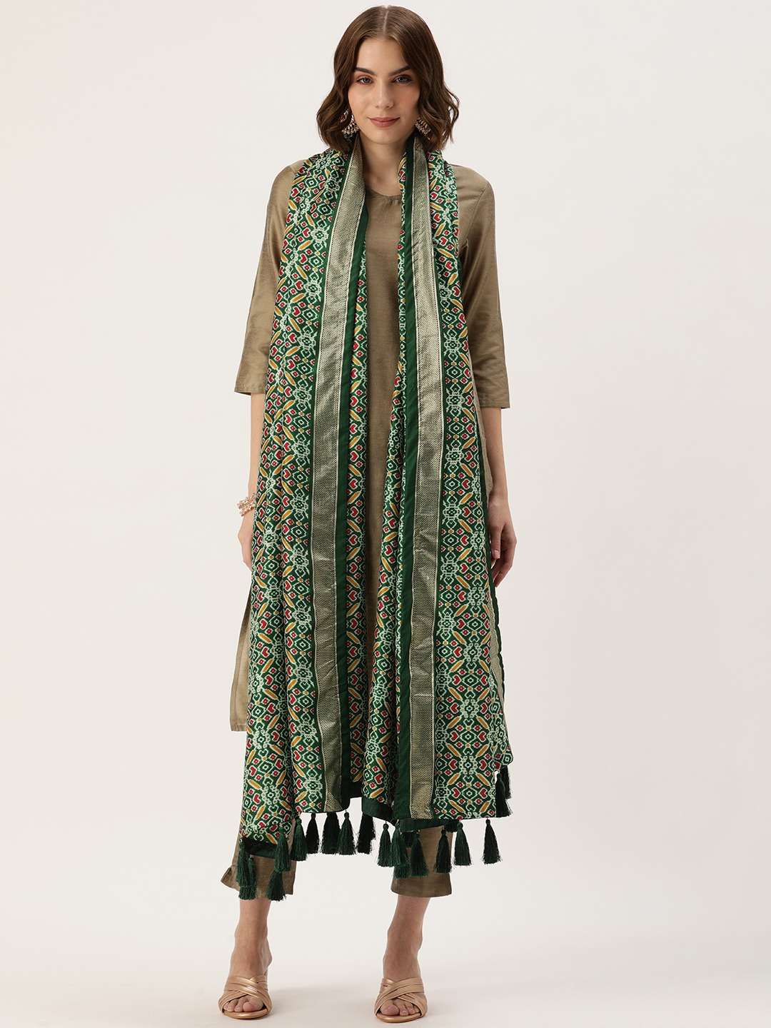 4019 COLOUR BY ASLIWHOLESALE DESIGNER PURE SILK PRINTED DRESS-00195