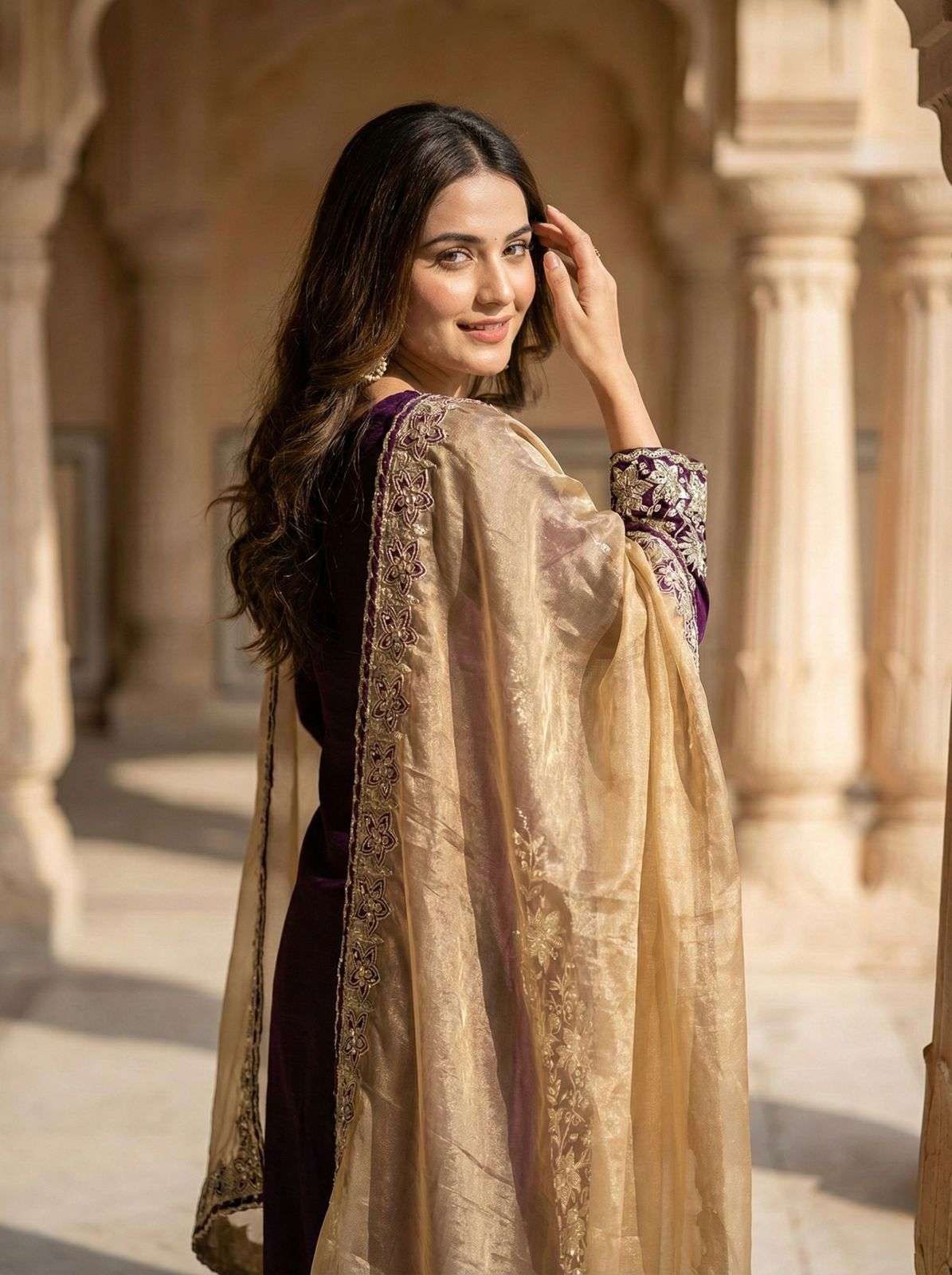 5244 HIT COLOUR BY ASLIWHOLESALE DESIGNER PURE CHINON SILK EMBROIDERY PAKISTANI DRESSES -00262
