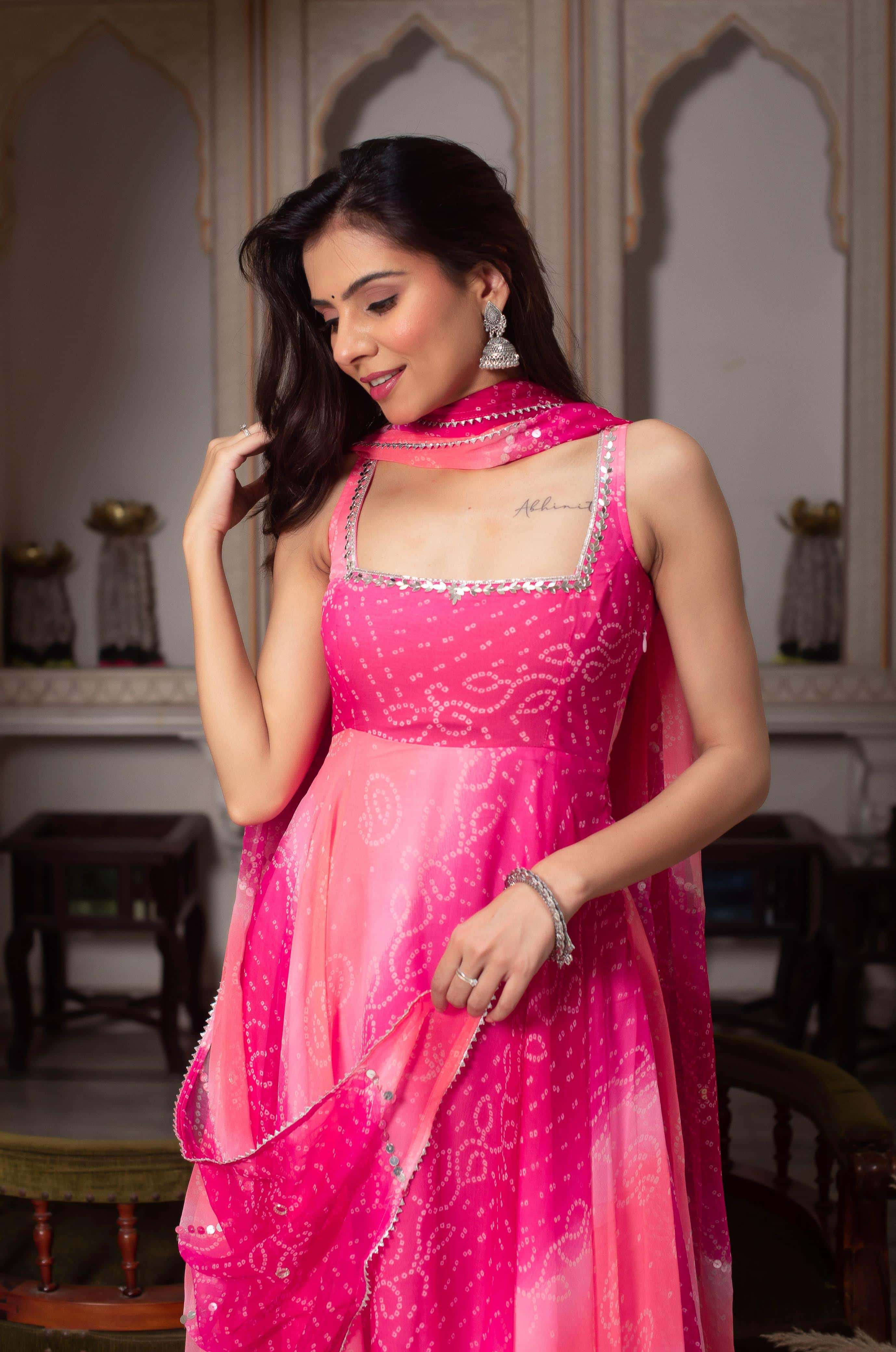 5952 HIT COLOUR BY ASLIWHOLESALE DESIGNER PURE FAUX GEORGETTE EMBROIDERY DRESSES-00242