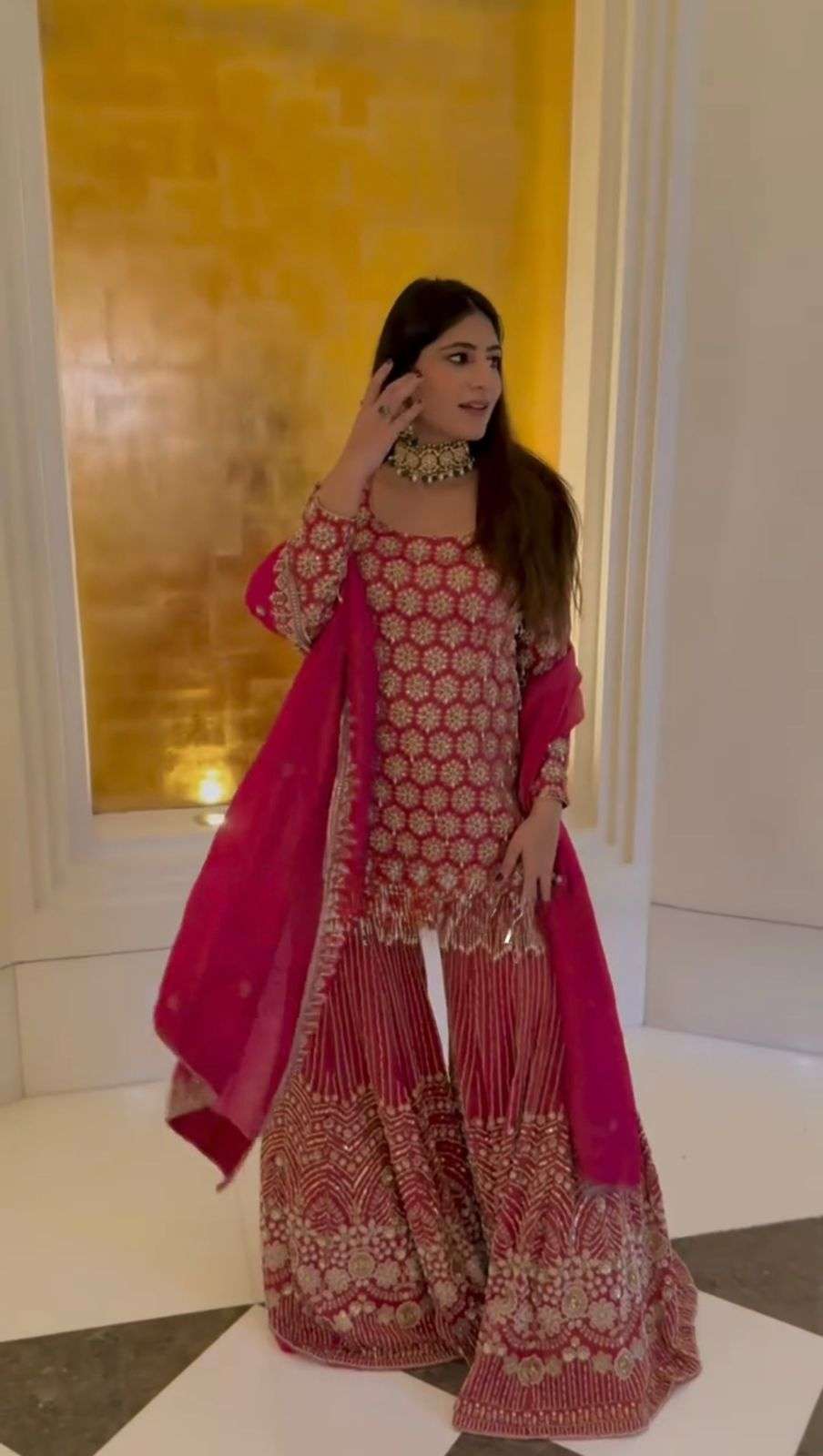 5963 HIT COLOUR BY ASLIWHOLESALE DESIGNER PURE FAUX GEORGETTE EMBROIDERY DRESSES-00242