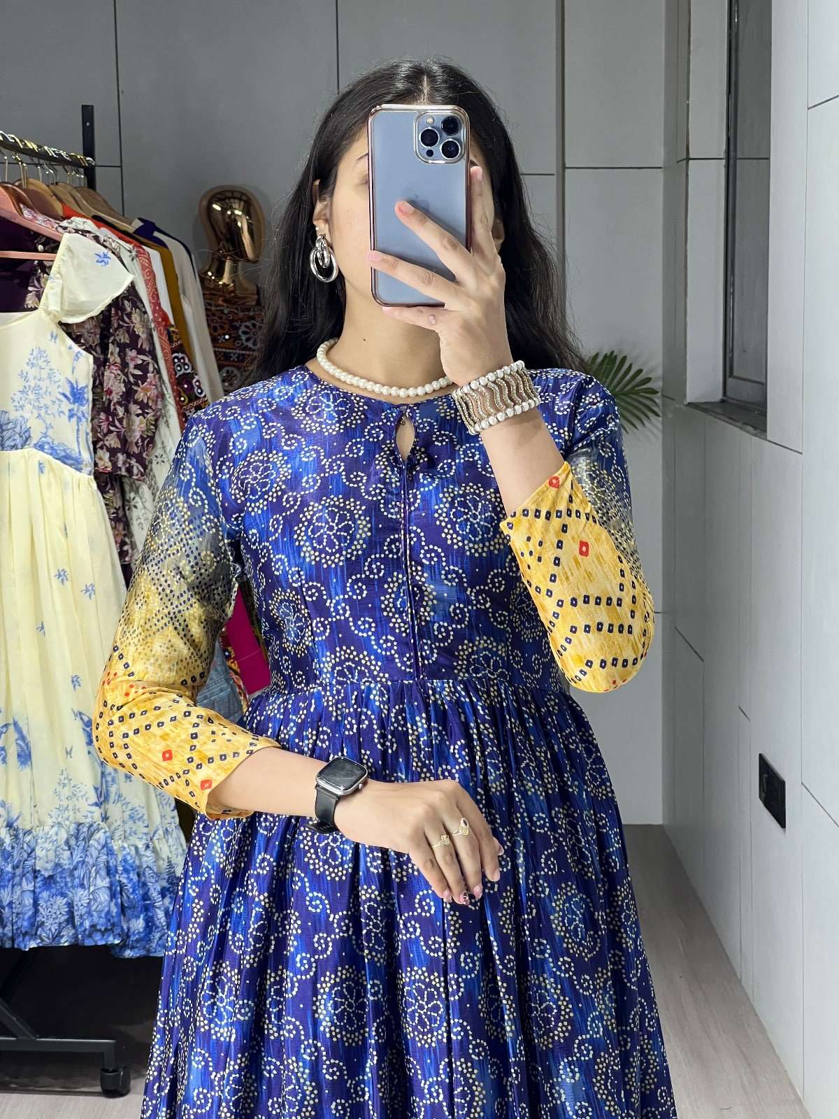6035 COLOUR BY ASLIWHOLESALE DESIGNER PURE CHINON PRINTED GOWN-00135