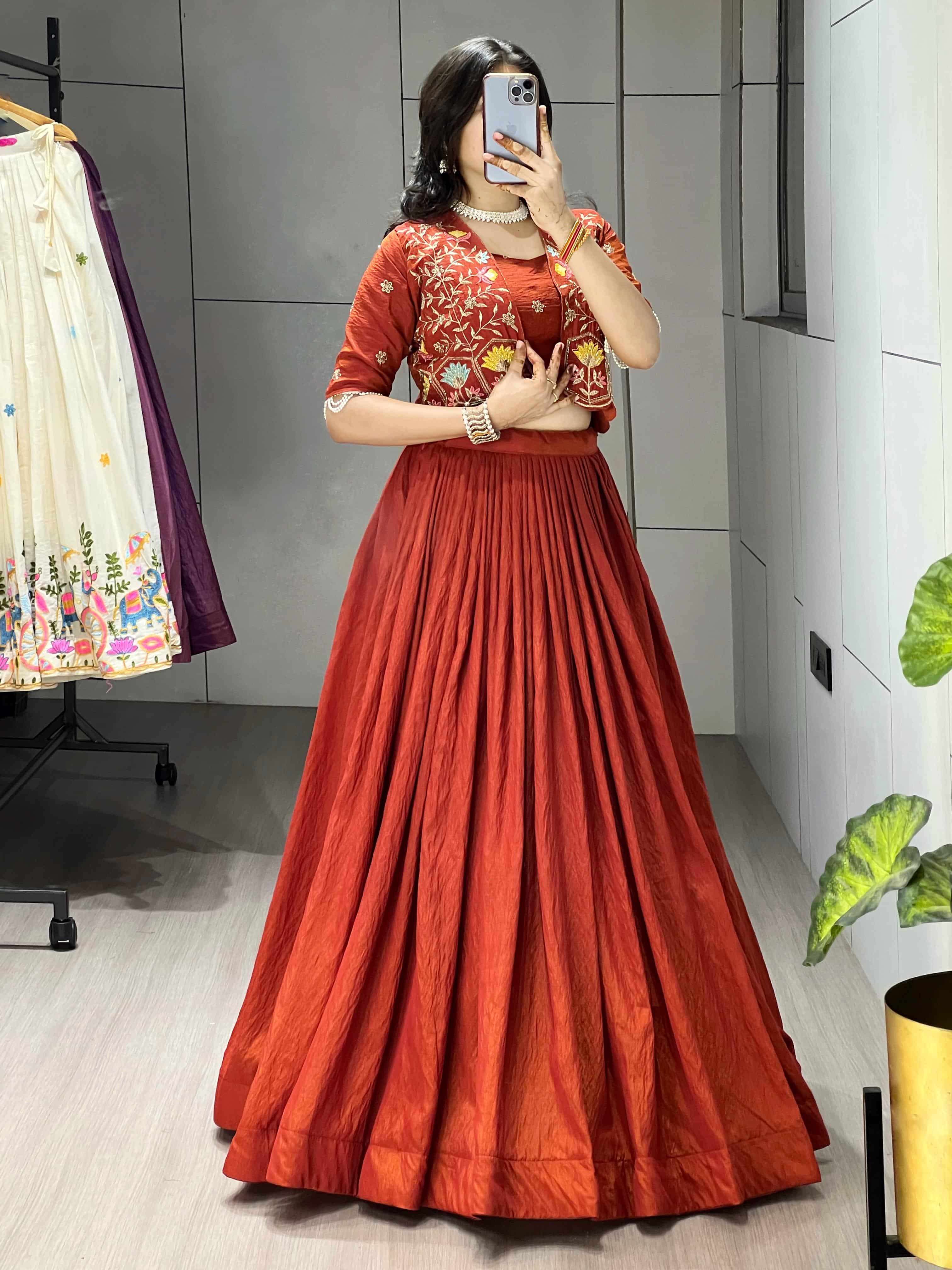 8228 COLOUR BY ASLIWHOELSALE DESIGNER PURE VICHITRA LEHENGAS-00135