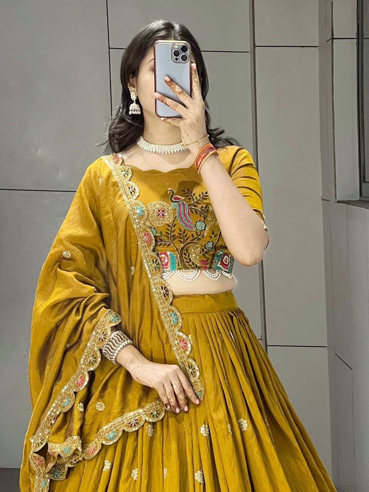 8229 COLOUR BY ASLIWHOLESALE DESIGNER PURE VICHITRA LEHENGA-00135