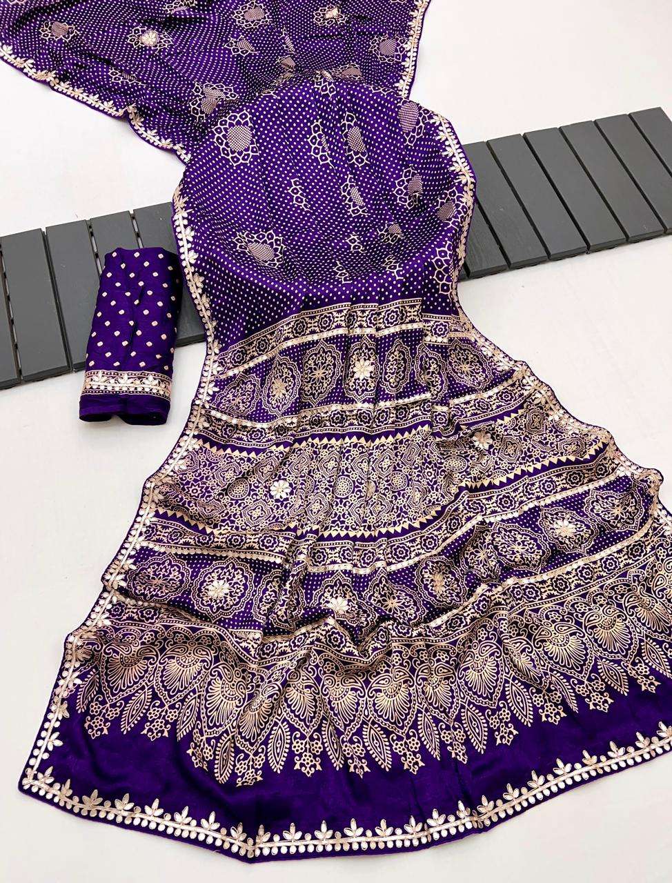 ALICE VOL-54 BY ASLIWHOLESALE DESIGNER PURE SILK EMBROIDERY PRINTED SAREES-00090