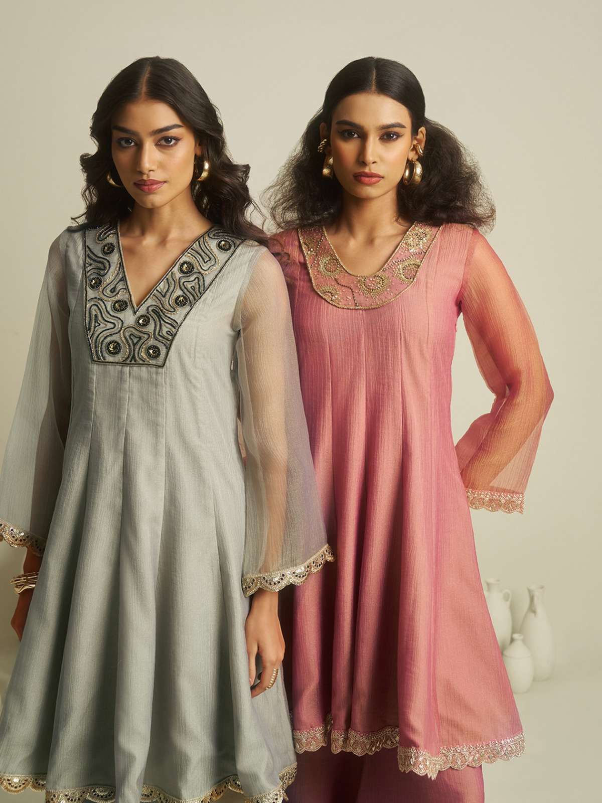 ARYA DESIGN DRS-164 PURE FANCY PRINTED EMBROIDERY CO-ORD SET-00058