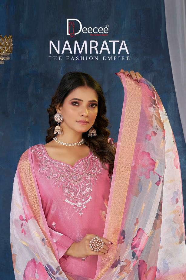 DEECEE NAMRATA PURE ROMAN PRINTED DRESSES-00014