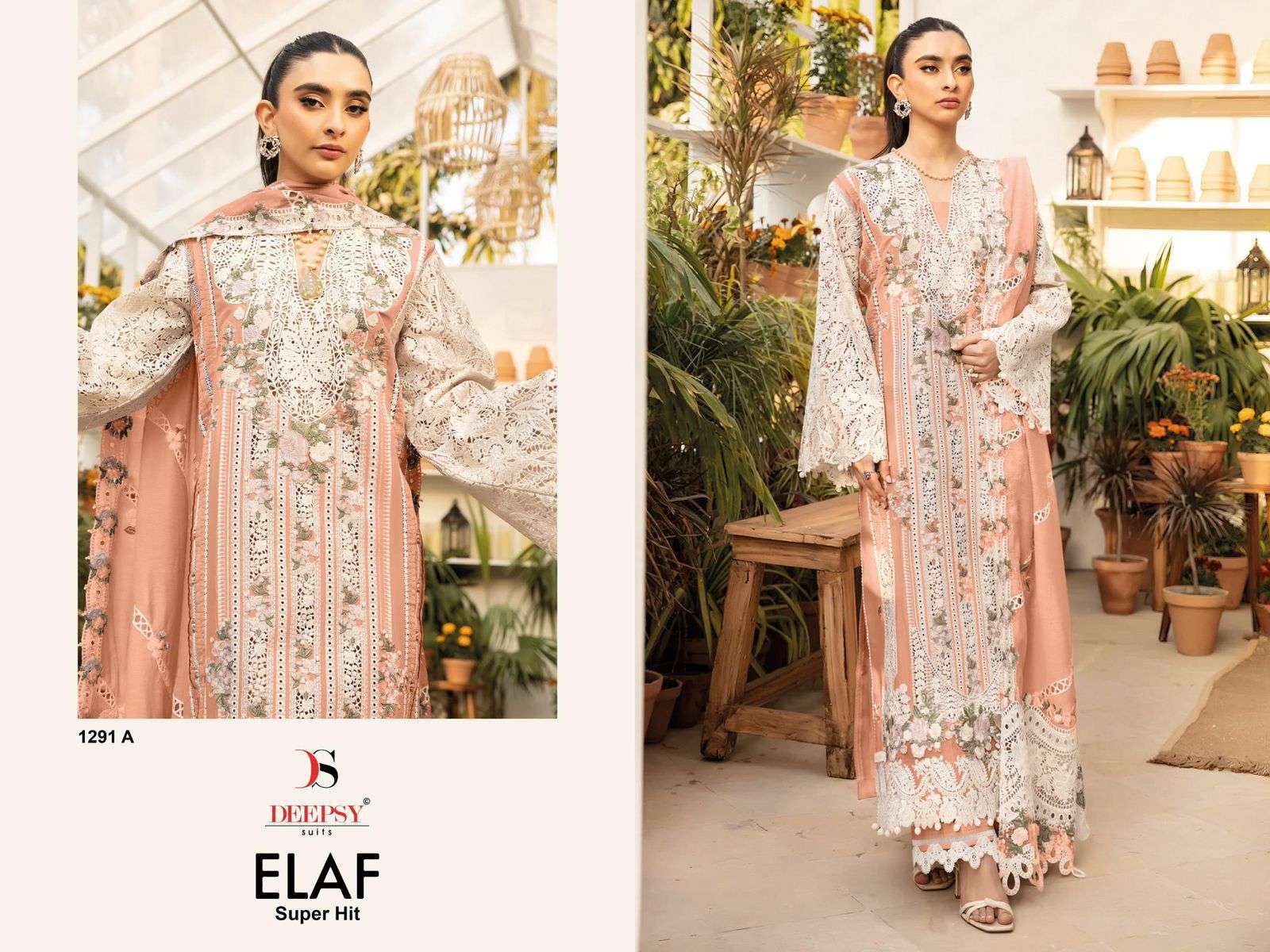 DEEPSY SUIT D-1291 SERIE PURE COTTON EMBROIDERY PAKISTANI DRESS-00071