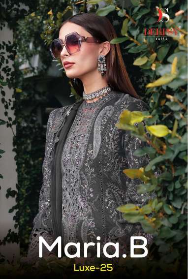 DEEPSY SUIT MARIAB LUXE-25 VOL-01 1491 TO 1496 SERIES PURE VISCOSE RAYON PAKISTANI DRESSES-00201