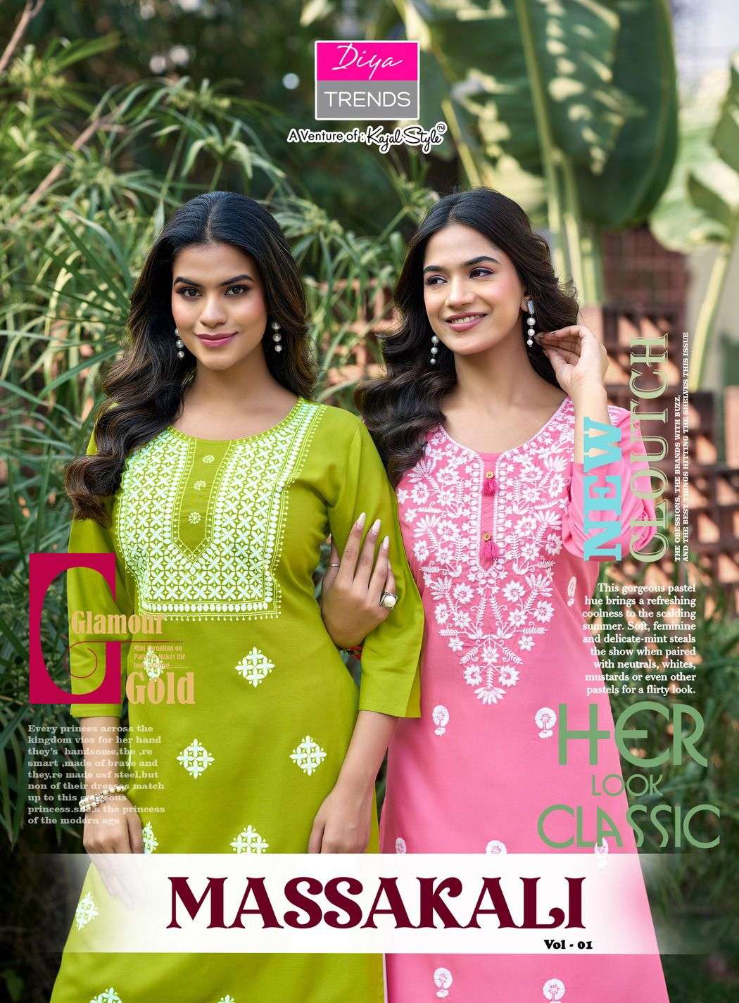 DIYA TRENDZ MASSAKALI 1001 TO 1008 SERIES PURE RAYON EMBROIDERY DRESSES-00014