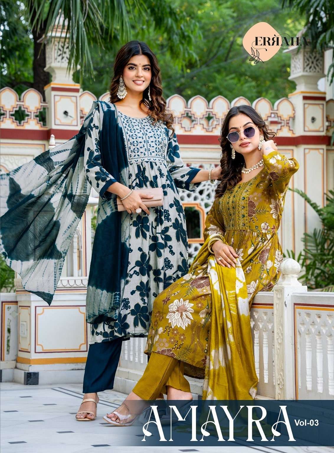 ERRAHA AMAYRA VOL-3 4021 TO 4028 SERIES PURE VETICAN EMBROIDERY DRESSES-00015 