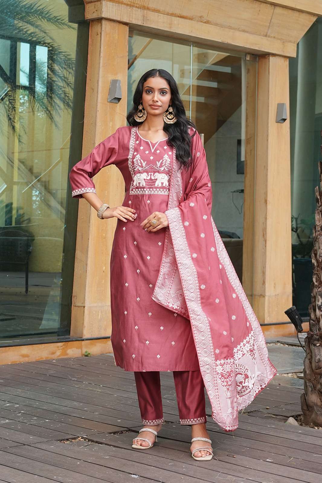 FLORENT HIT VOL-1 BY ASLIWHOLESALE DESIGNER PURE VATICAN EMBROIDERY DRESSES-00265