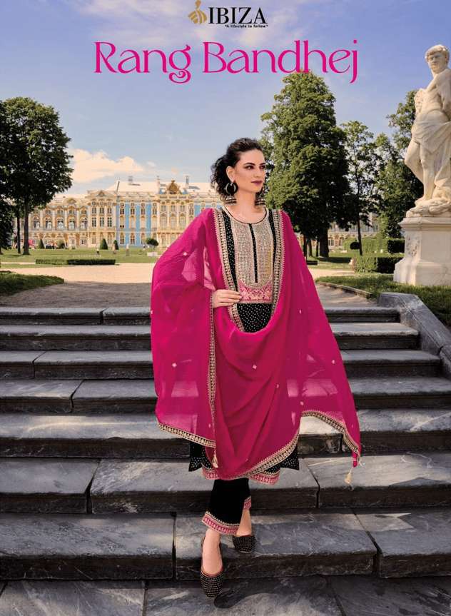 IBIZA RANG BANDHEJ 10963 TO 10968 SERIES PURE BEMBERG SILK EMBROIDERY PAKISTANI DRESSES-00028