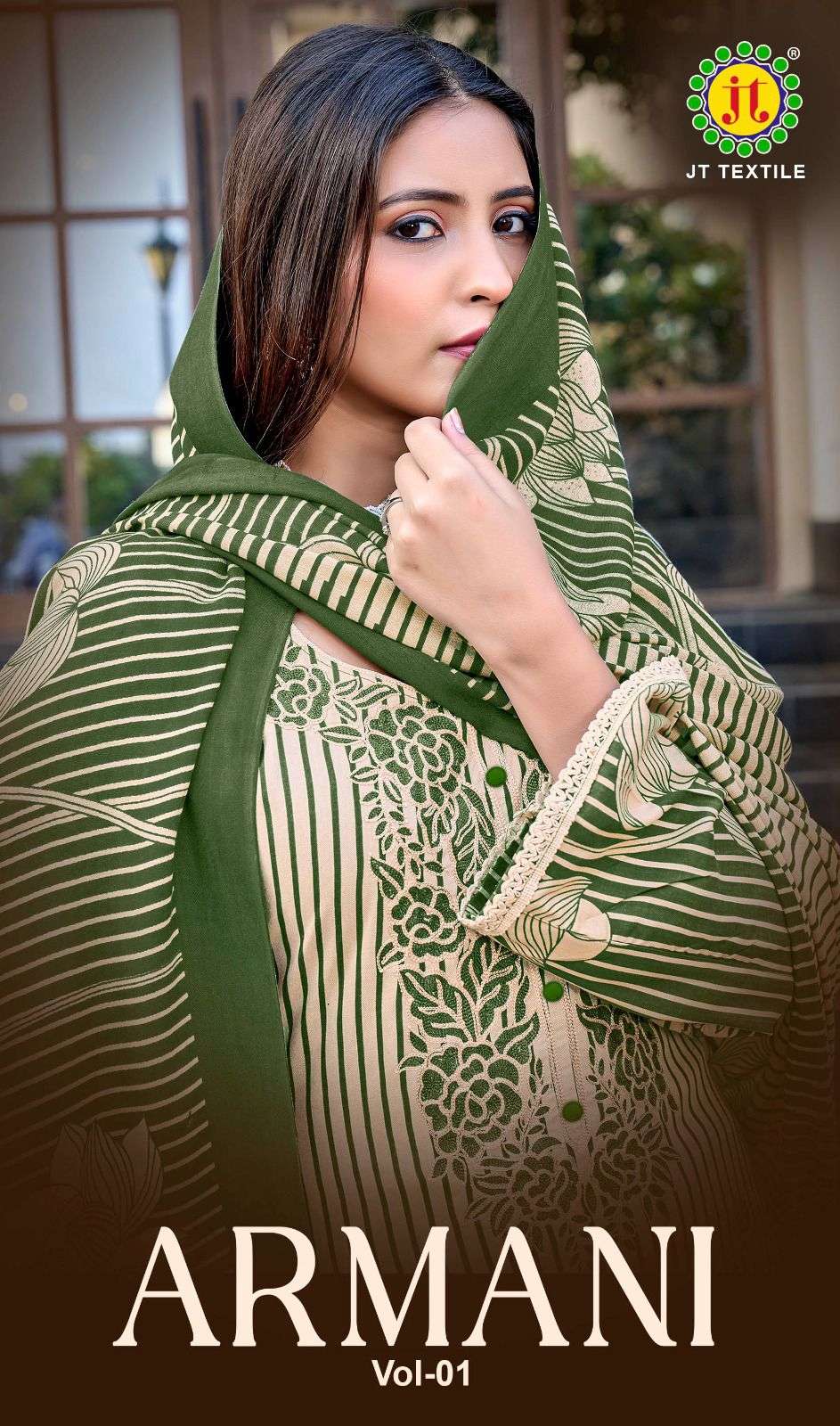 JT TEXTILE ARMANI 1001 TO 1005 SERIES PURE RAYON PRINTED PAKISTANI DRESSES-00201