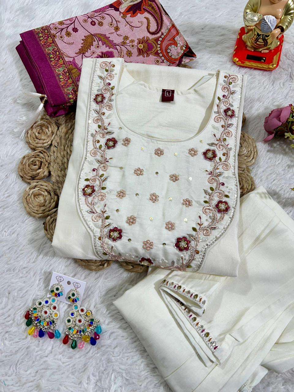 JYOTI VOL-336 BY ASLIWHOLESALE DESIGNER PURE VISCOSE EMBROIDERY DRESSES-00233