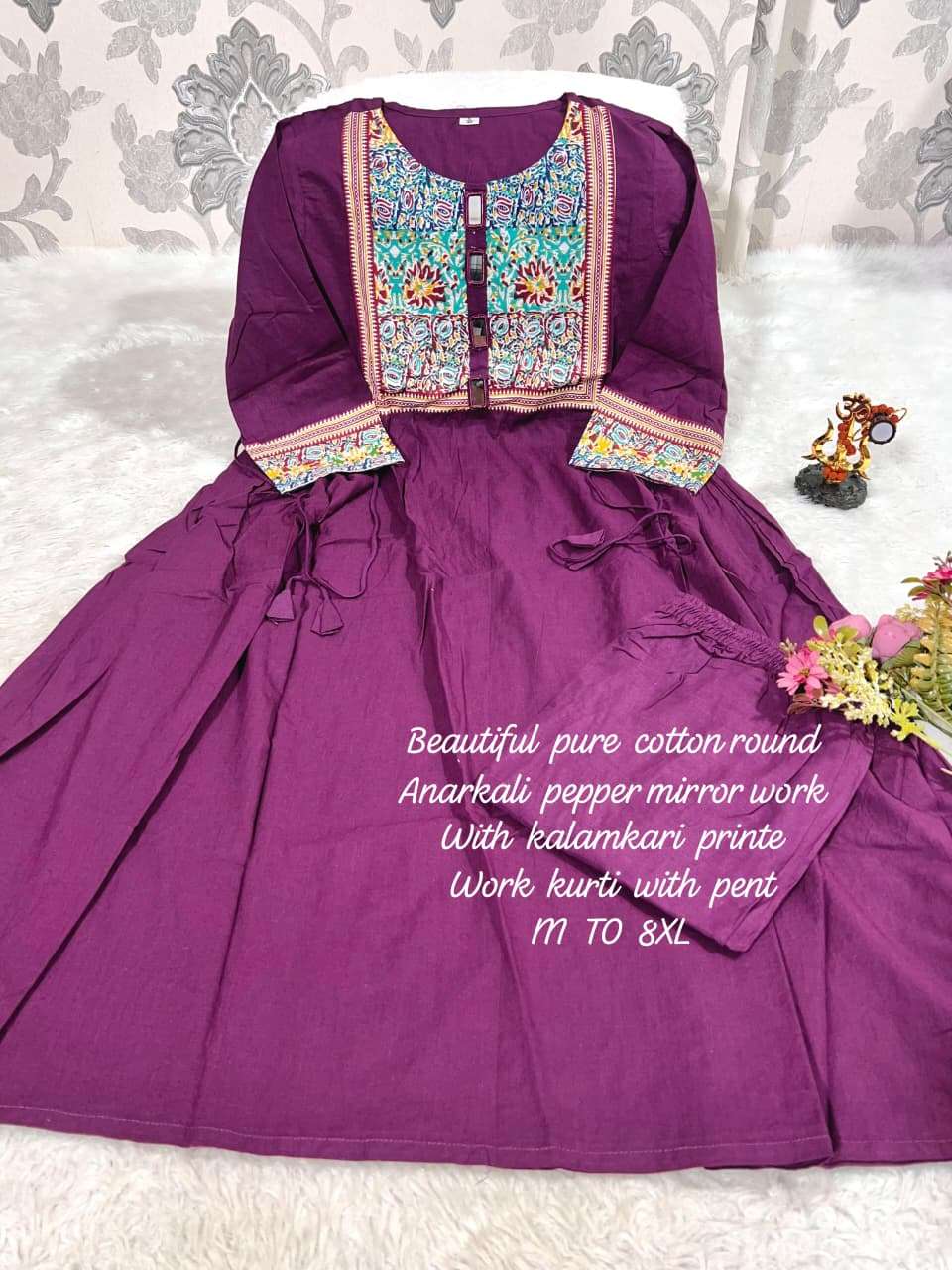 JYOTI VOL-356 BY ASLIWHOLESALE DESIGNER PURE COTTON EMBROIDERY DRESSES-00233