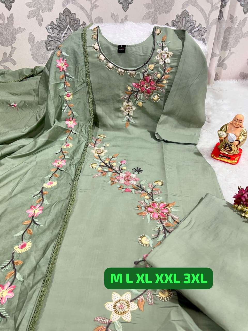 JYOTI VOL-365 BY ASLIWHOLESALE DESIGNER PURE ROMAN SILK EMBROIDERY DRESSES-00233
