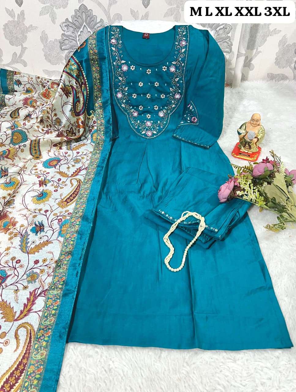 JYOTI VOL-386 BY ASLIWHOLESALE DESIGNER PURE VISCOSE EMBROIDERY DRESSES-00233