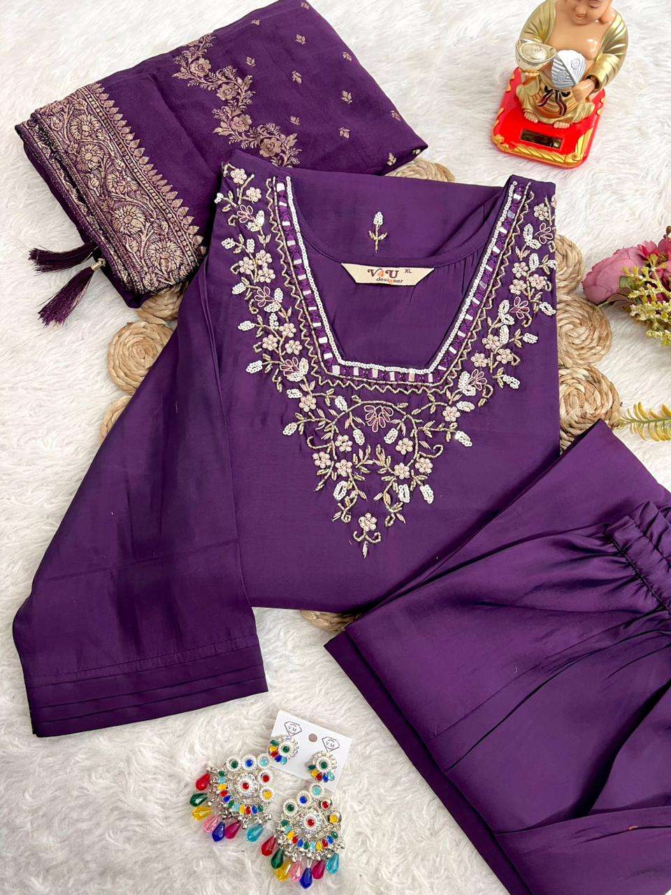 JYOTI VOL-389 BY ASLIWHOLESALE DESIGNER PURE VISCOSE EMBROIDERY DRESSES-00233