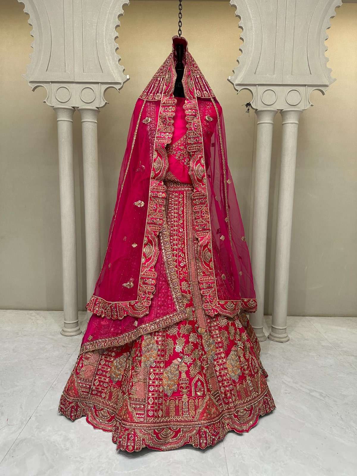 KF-2140 COLOUR BY ASLIWHOLESALE DESIGNER PURE SILK EMBROIDERY LEHENGAS-00317