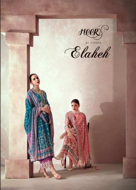 KIMOR ELAHEH PURE PASHMINA PRINTED EMBROIDERY PAKISTANI DRESSES-00028