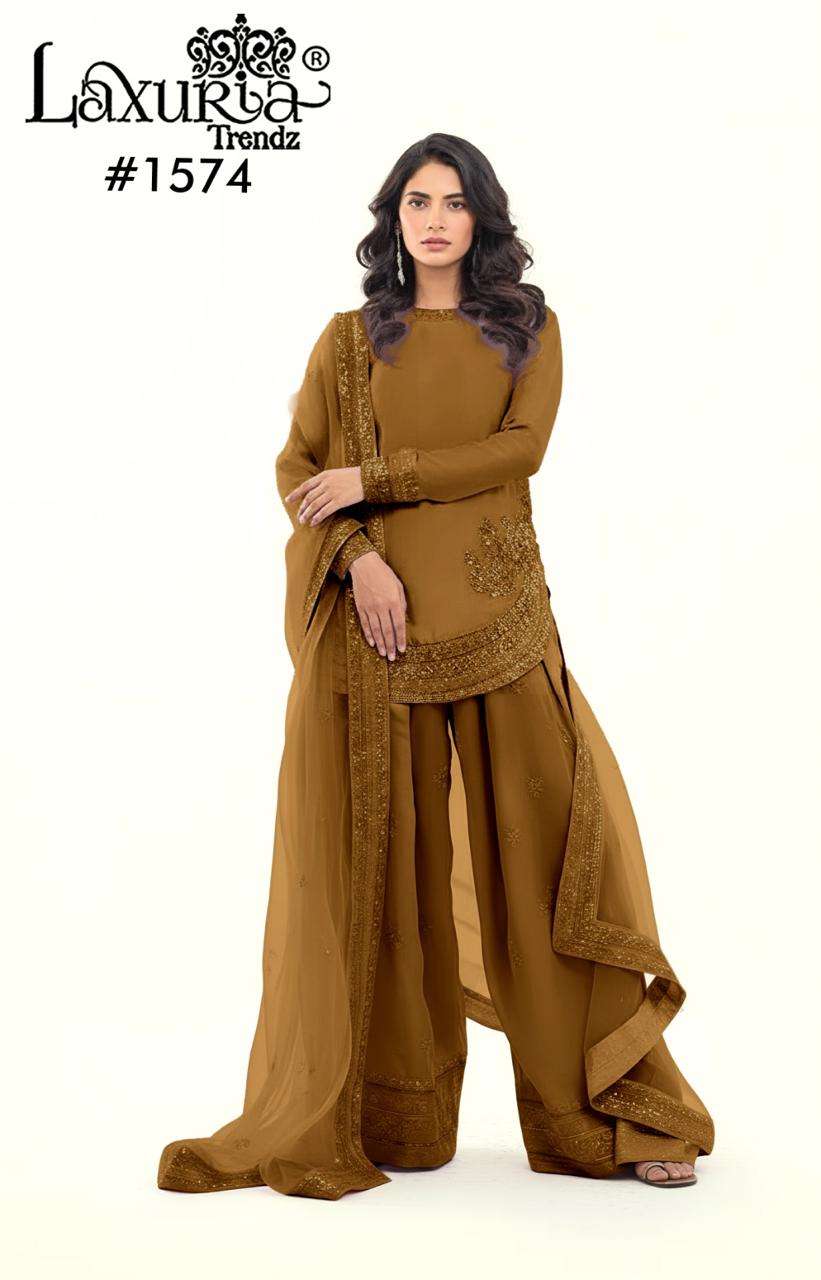 LAXURIA 1574 HEAVY EMBROIDERY PAKISTANI DRESSES-00005