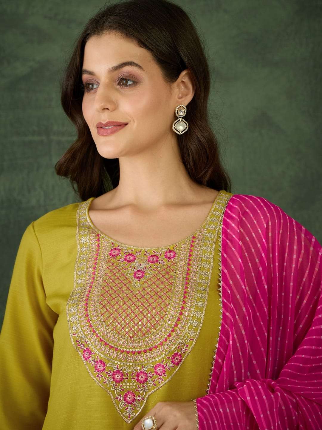 LUCY BY ASLIWHOLESALE DESIGNER PURE VISCOSE RAYON EMBROIDERY DRESSES-00264
