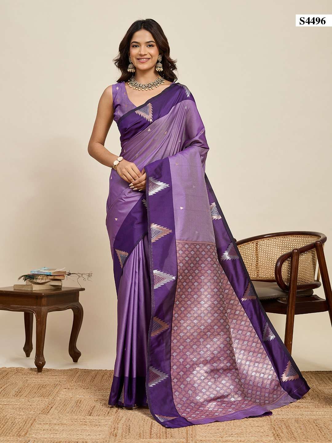 MAHOTSAV RADHIKA S-4494 TO S-4499 SERIES PURE SILK PRINTED SAREES-00276