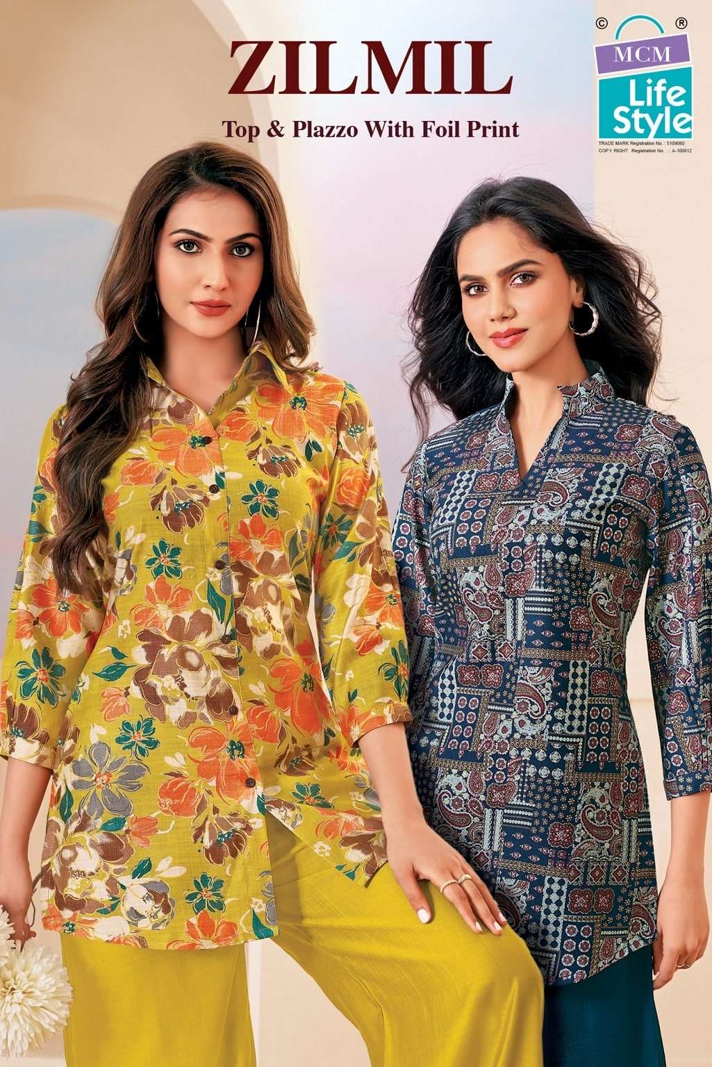MCM LIFESTYLE ZILMIL VOL-1 081 TO 090 SERIES PURE VERTICAN PRINTED KURTIS-00015