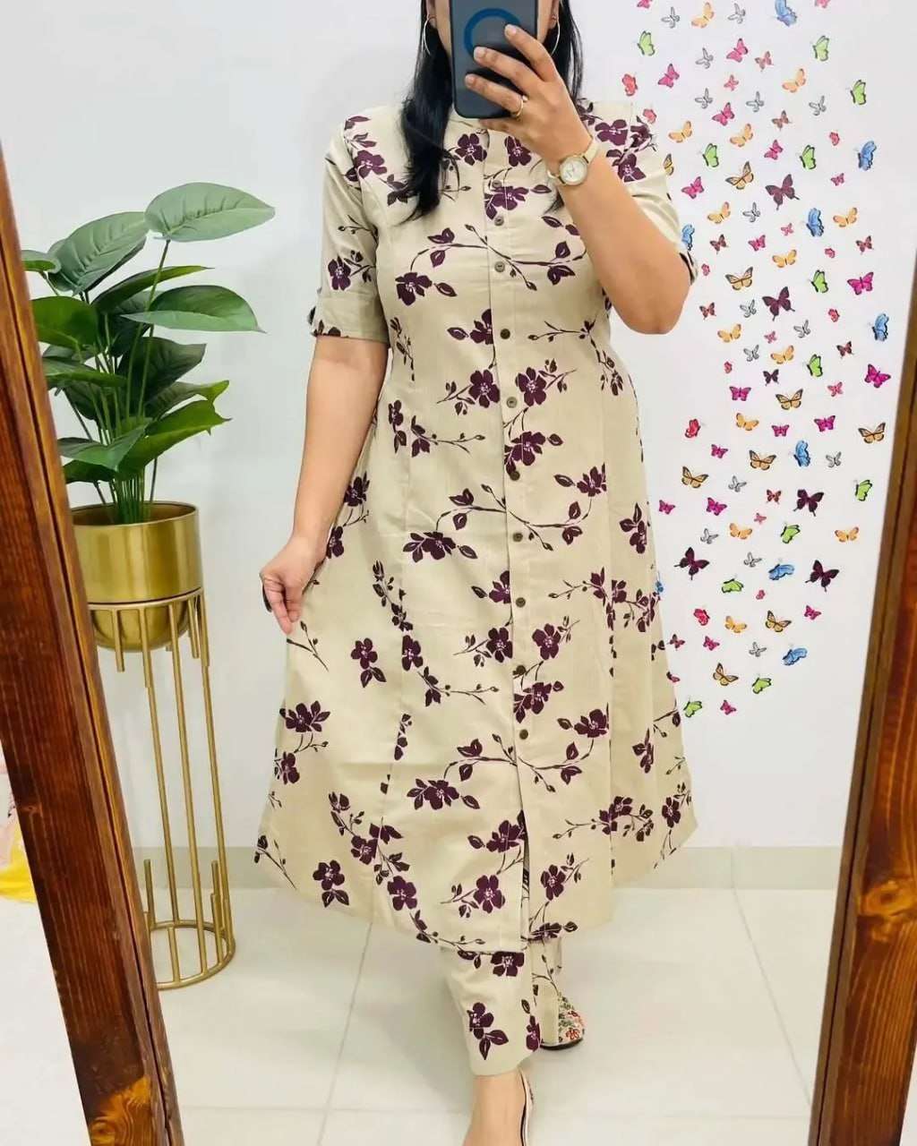 NICE BY ASLIWHOLESALE DESIGNER PURE COTTON PRINTED CO-ORD SET -00265