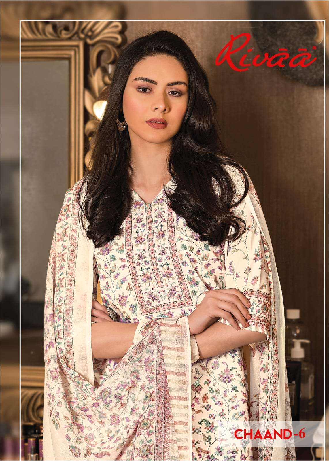 RIVAA CHAND VOL-6 PURE PASHMINA PRINTED DRESSES-00402