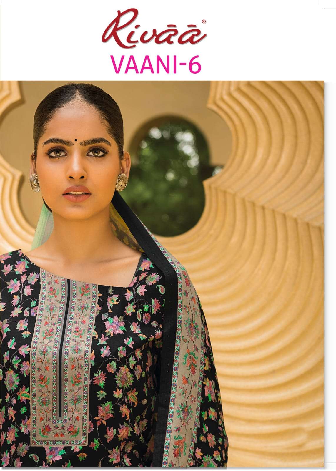 RIVAA VANI VOL-6 PURE VISCOSE PASHMINA PRINTED DRESSES-00402